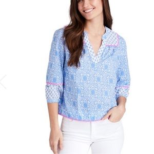 Vineyard Vines Medallion Print Top XS